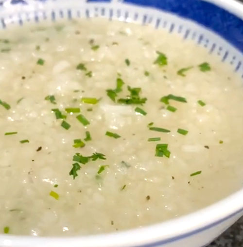 Tradicional sopa china